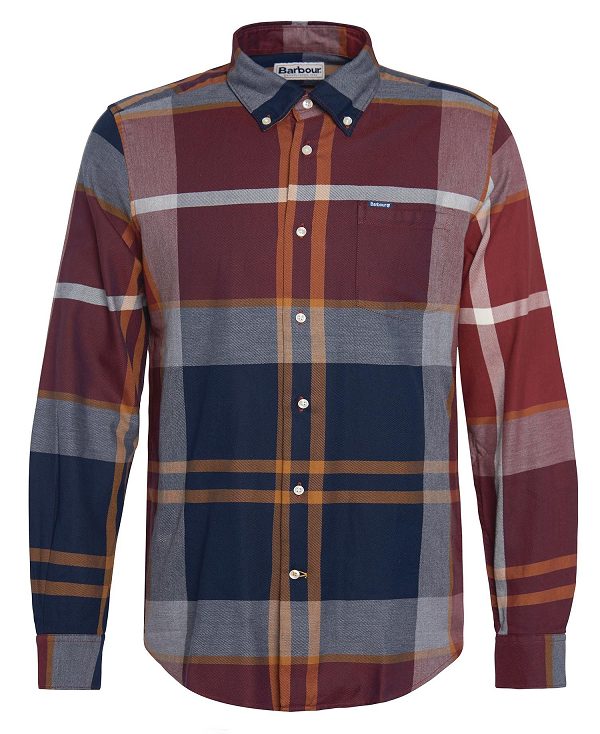 Barbour Dunoon Tailored Shirt Brown | BABO87669