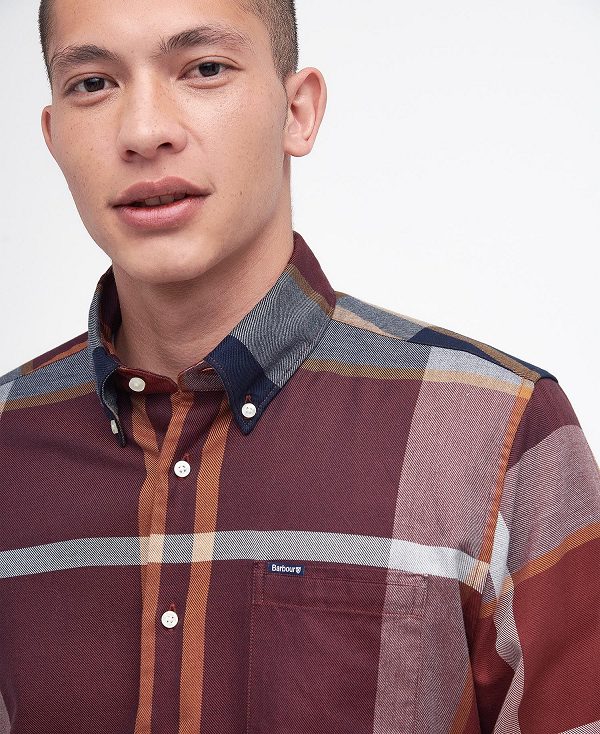 Barbour Dunoon Tailored Shirt Brown | BABO87669