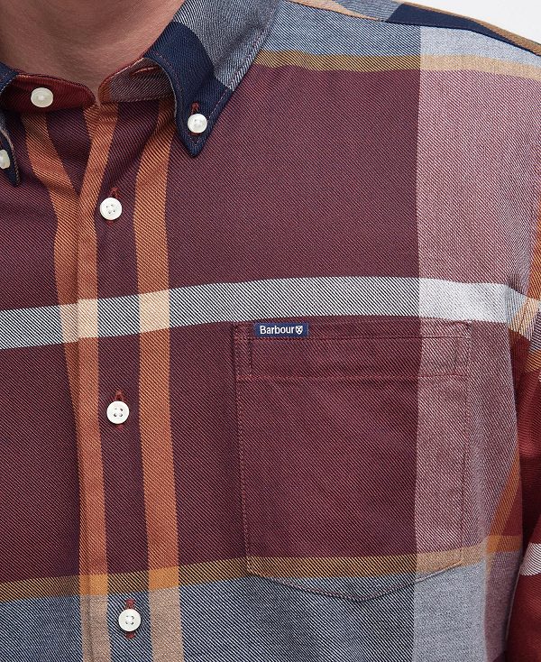 Barbour Dunoon Tailored Shirt Brown | BABO87669