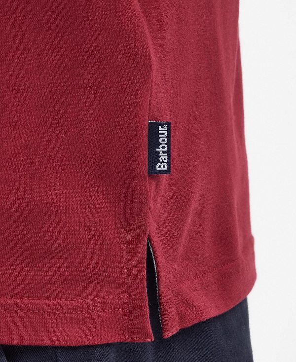 Barbour Durness Pocket T-shirt Red | BABO88414