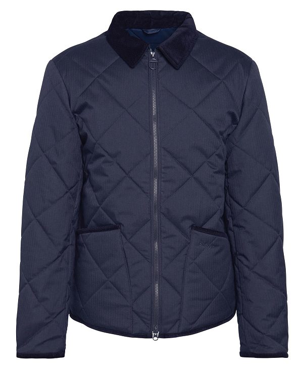 Barbour Easton Liddesdale Quilted Jacket Dark Navy | BABO87323