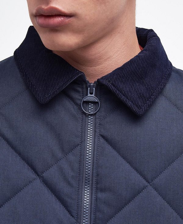 Barbour Easton Liddesdale Quilted Jacket Dark Navy | BABO87323