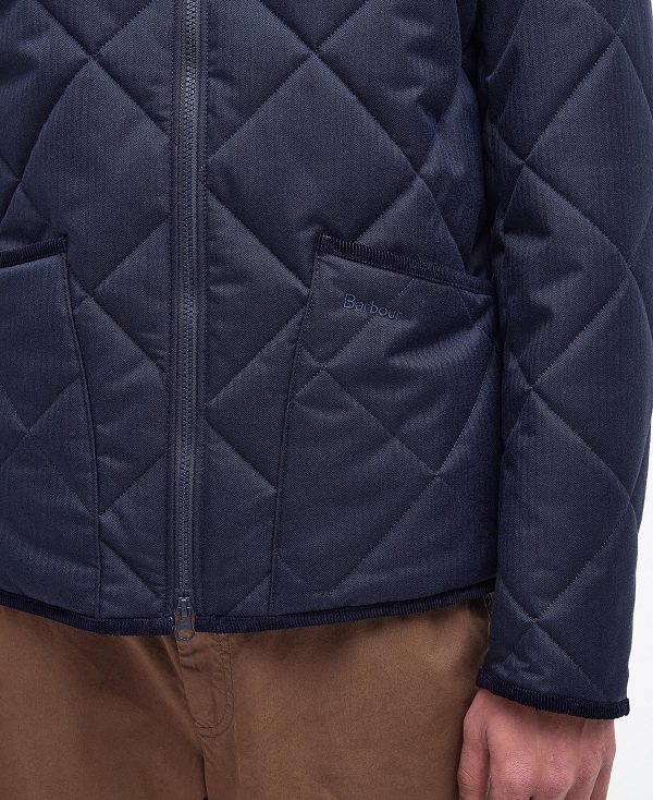 Barbour Easton Liddesdale Quilted Jacket Dark Navy | BABO87323