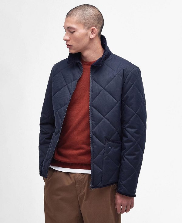 Barbour Easton Liddesdale Quilted Jacket Dark Navy | BABO87323