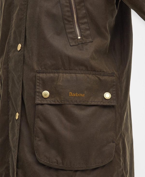 Barbour Ebberston Waxed Jacket Beige | BABO89235