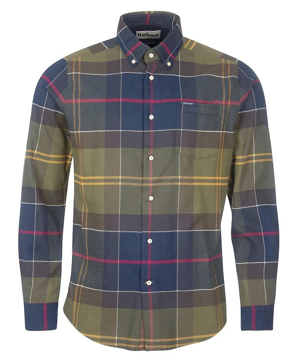 Barbour Edderton Tailored Shirt Classic Tartan | BABO87834