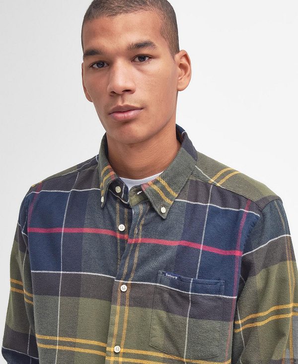 Barbour Edderton Tailored Shirt Classic Tartan | BABO87834