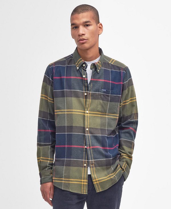 Barbour Edderton Tailored Shirt Classic Tartan | BABO87834