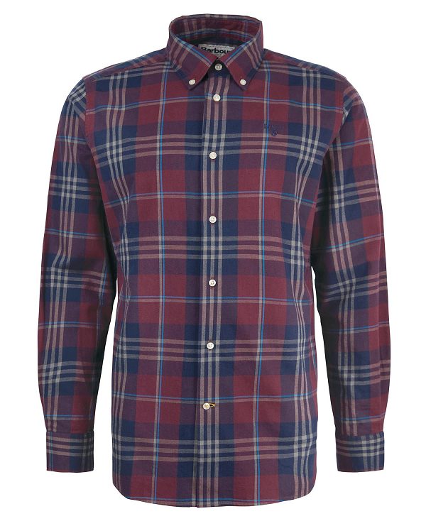 Barbour Edgar Tailored Shirt Red | BABO87873