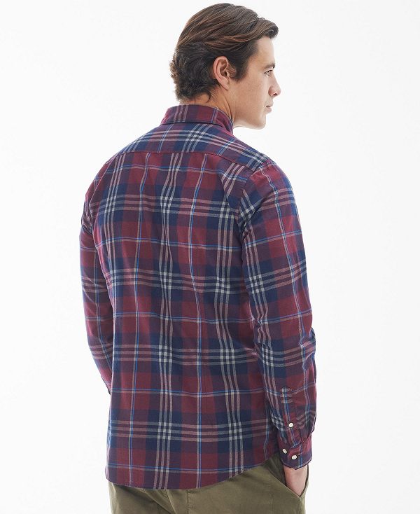 Barbour Edgar Tailored Shirt Red | BABO87873