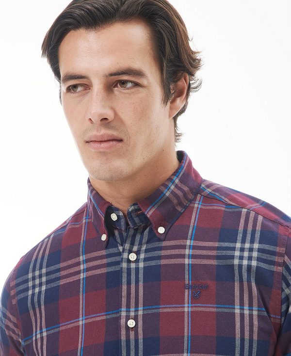 Barbour Edgar Tailored Shirt Red | BABO87873