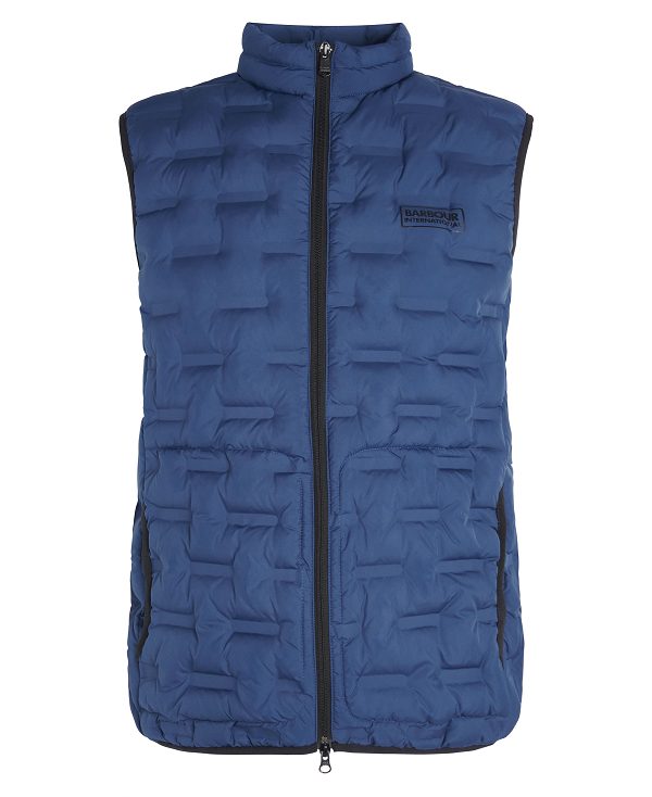 Barbour Edge Gilet Washed Cobalt | BABO87537