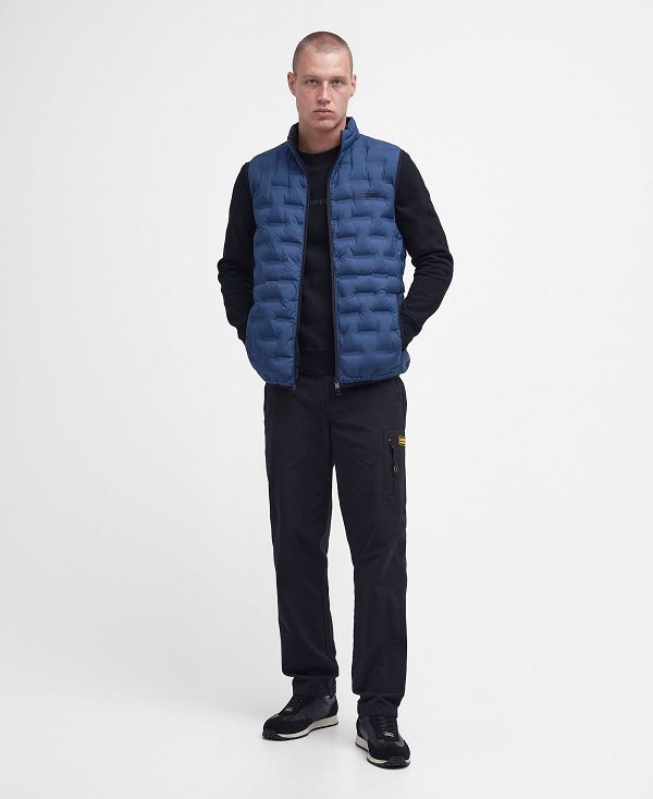 Barbour Edge Gilet Washed Cobalt | BABO87537