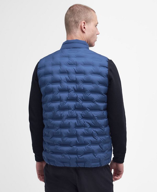 Barbour Edge Gilet Washed Cobalt | BABO87537