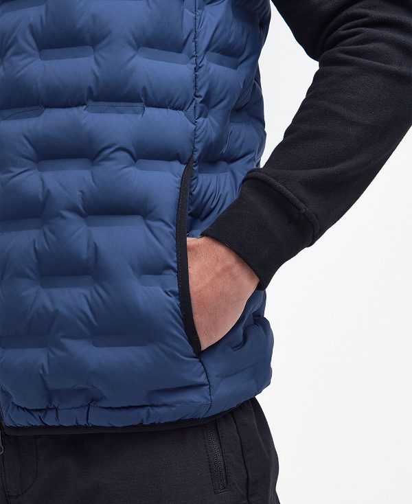 Barbour Edge Gilet Washed Cobalt | BABO87537