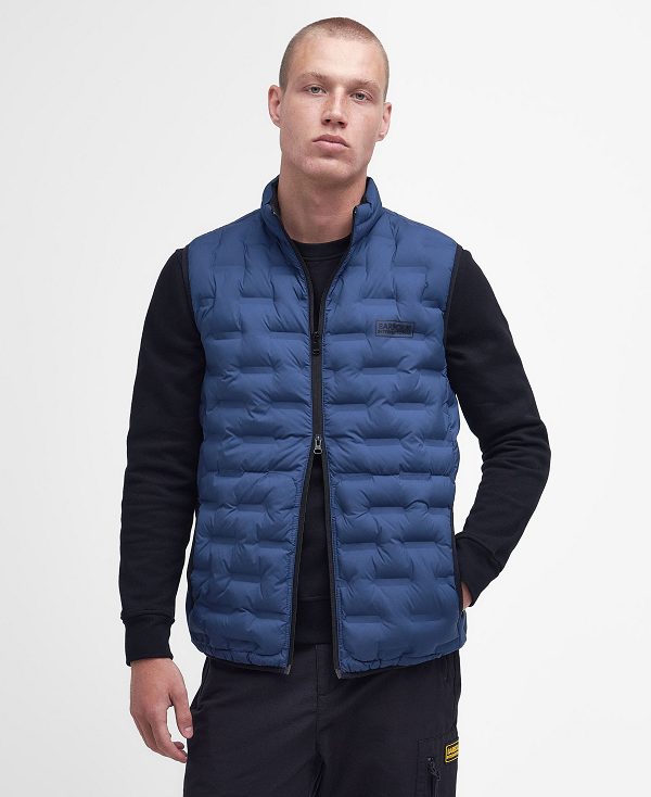 Barbour Edge Gilet Washed Cobalt | BABO87537