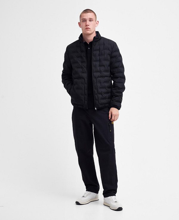 Barbour Edge Quilted Jacket Classic Black | BABO87339