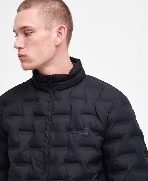 Barbour Edge Quilted Jacket Classic Black | BABO87339