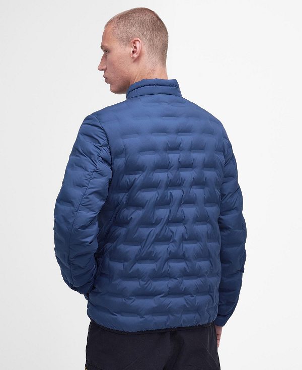 Barbour Edge Quilted Jacket Washed Cobalt | BABO87332