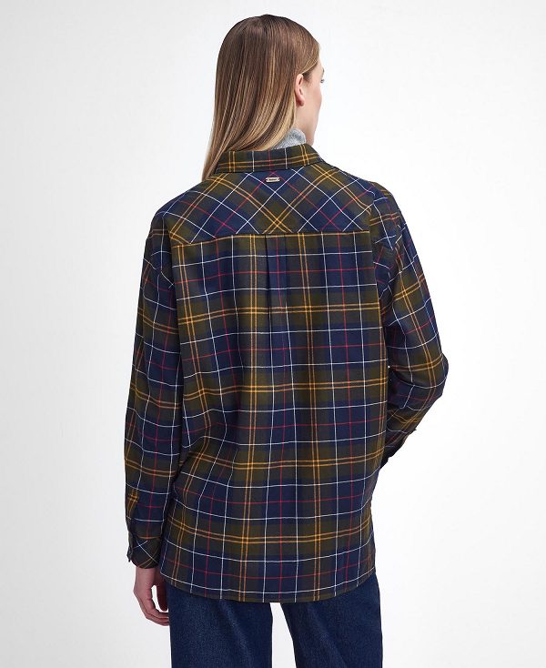 Barbour Elishaw Relaxed Long-sleeved Shirt Classic Tartan | BABO89524