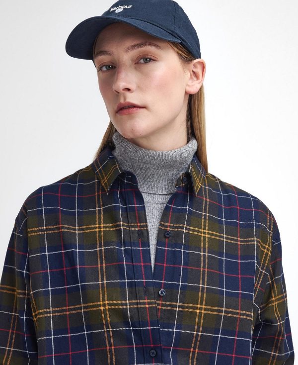 Barbour Elishaw Relaxed Long-sleeved Shirt Classic Tartan | BABO89524