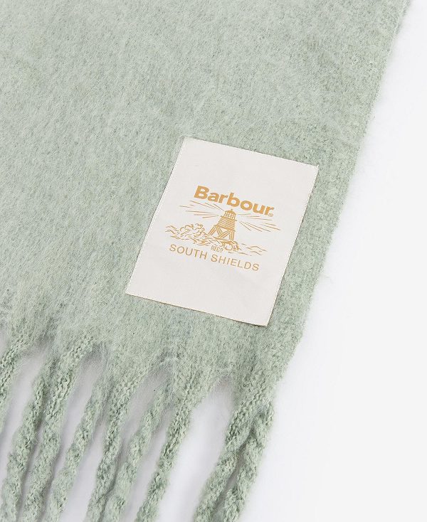 Barbour Ellison Scarf Soft Mint | BABO90110