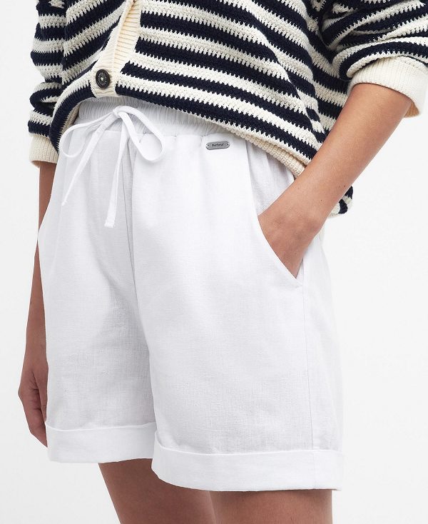 Barbour Elsden Shorts Classic White | BABO89836