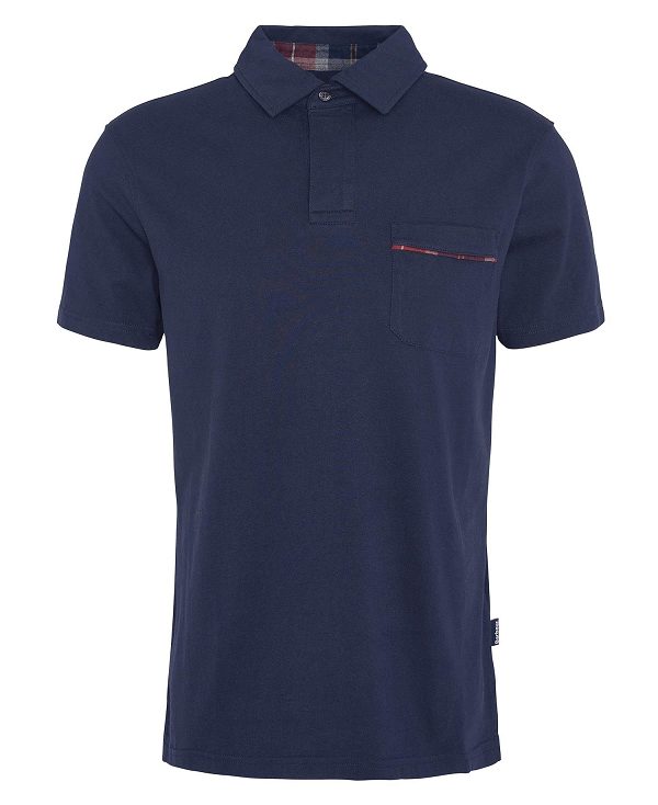 Barbour Elsdon Polo Shirt Navy | BABO88059