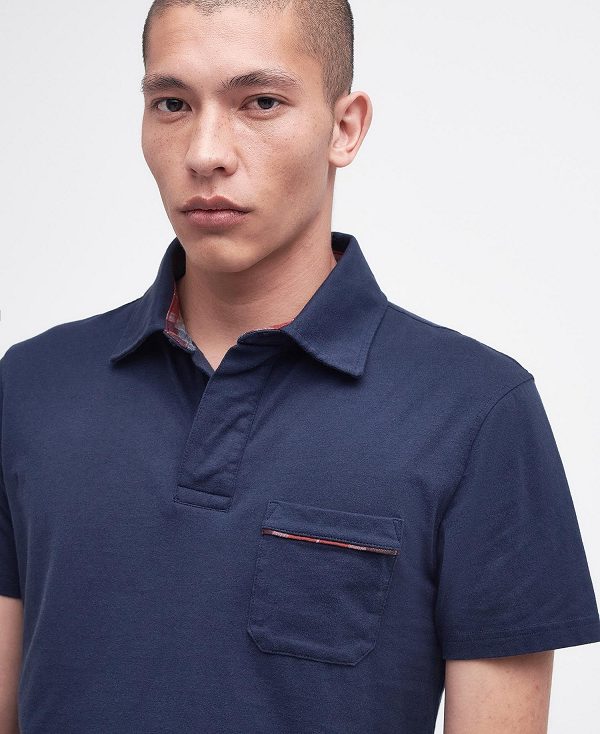 Barbour Elsdon Polo Shirt Navy | BABO88059