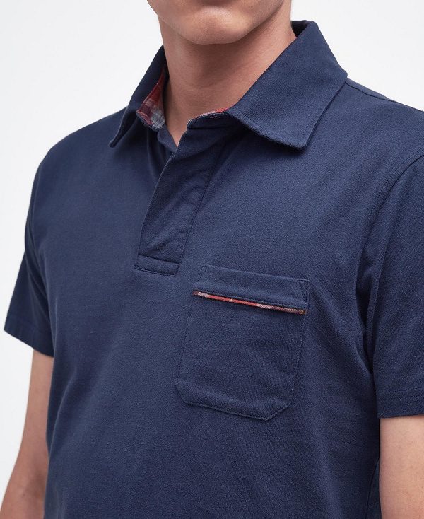 Barbour Elsdon Polo Shirt Navy | BABO88059