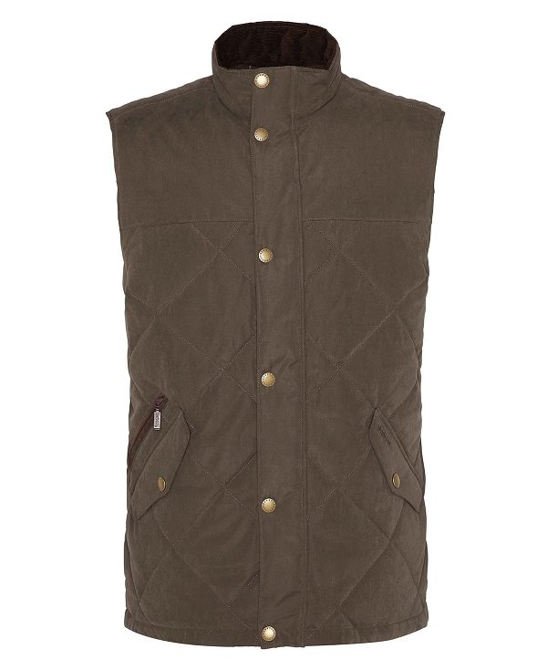 Barbour Elter Quilted Gilet Olive | BABO87566