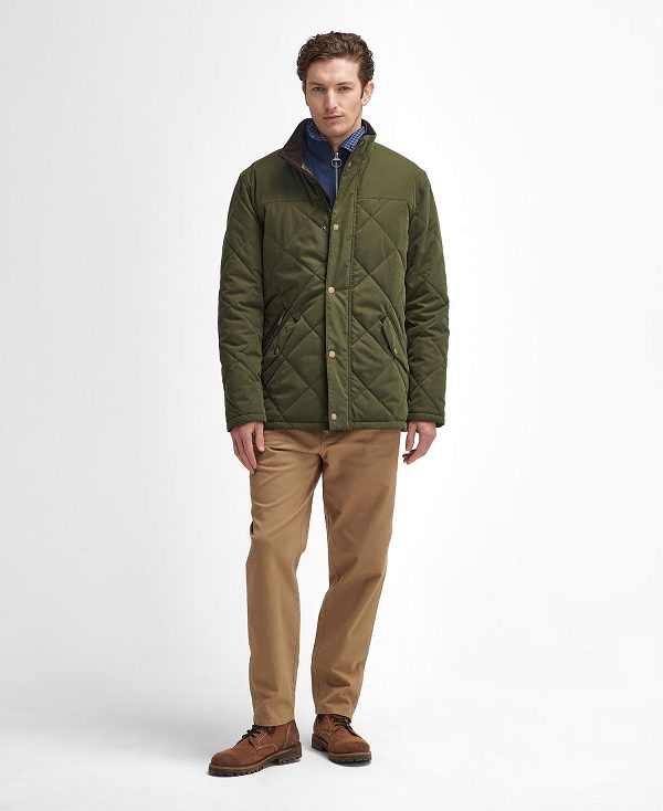 Barbour Elter Quilted Jacket Olive | BABO87370