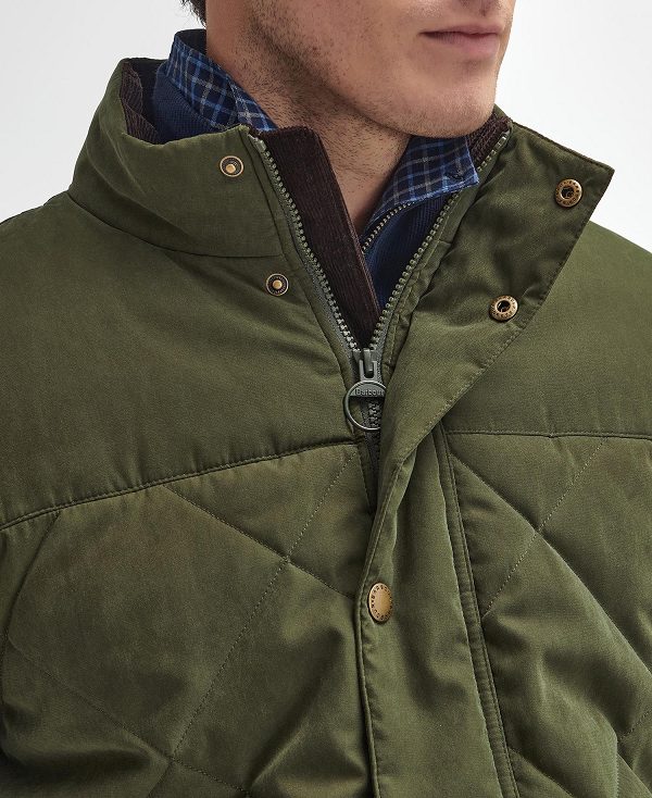 Barbour Elter Quilted Jacket Olive | BABO87370