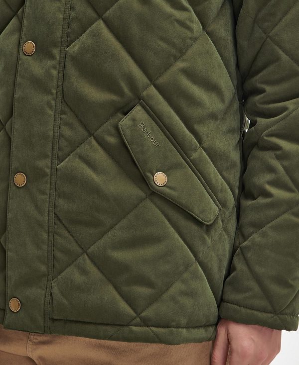 Barbour Elter Quilted Jacket Olive | BABO87370