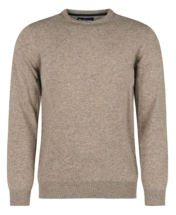 Barbour Essential Crew Neck Sweatshirt Charcoal | BABO88513