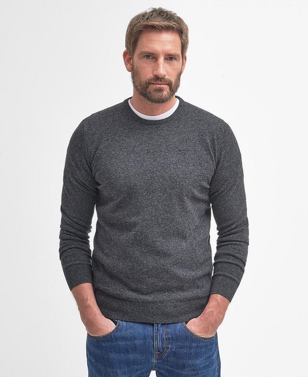 Barbour Essential Crew Neck Sweatshirt Grey Marl | BABO88535