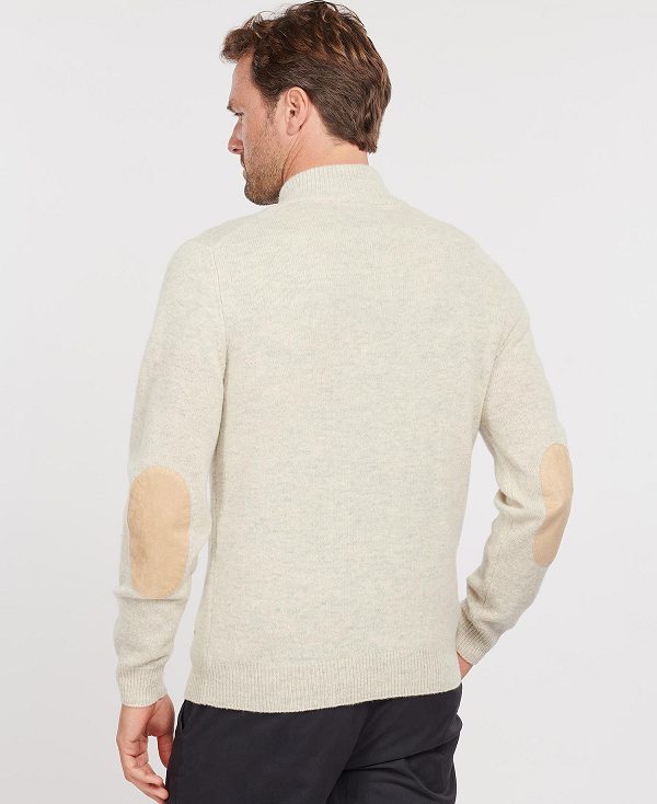 Barbour Essential Elbow Patch Sweatshirt Inky Blue | BABO88506