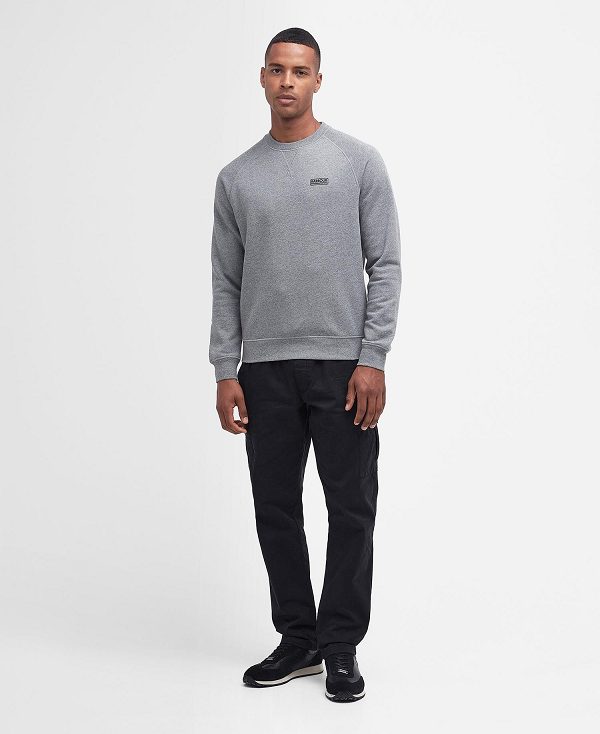 Barbour Essential Logo Sweatshirt Grey | BABO88428