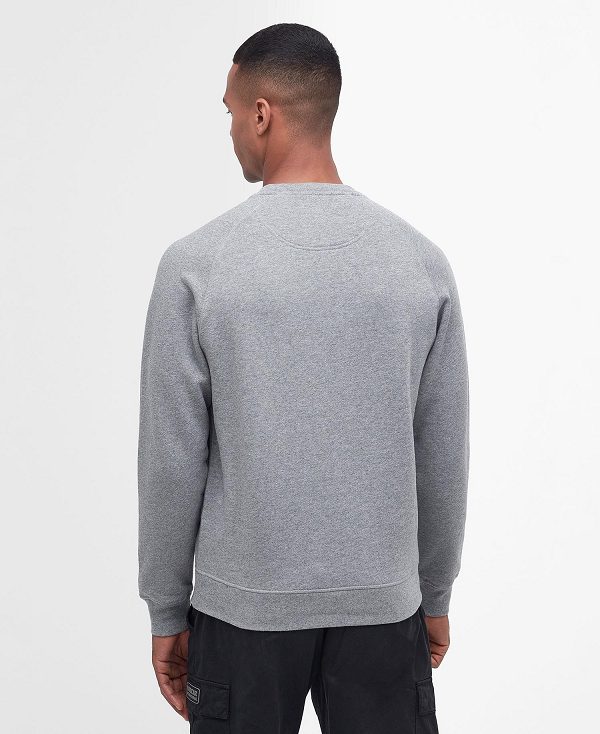 Barbour Essential Logo Sweatshirt Grey | BABO88428