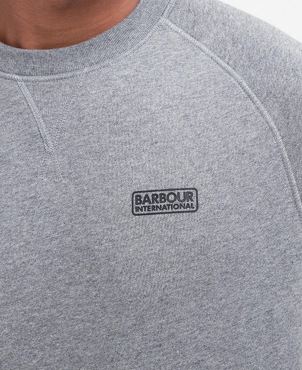 Barbour Essential Logo Sweatshirt Grey | BABO88428