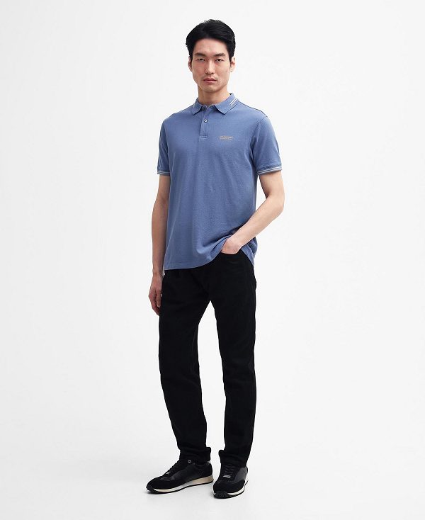 Barbour Essential Polo Shirt Blue | BABO88065