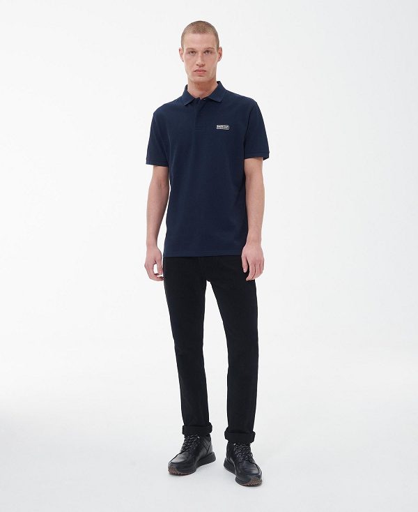 Barbour Essential Polo Shirt Classic Black | BABO88054