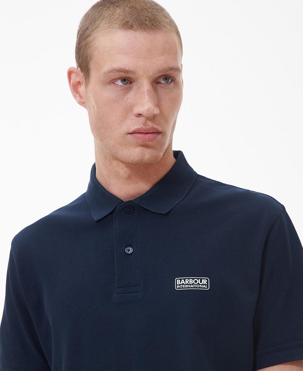 Barbour Essential Polo Shirt Classic Black | BABO88054