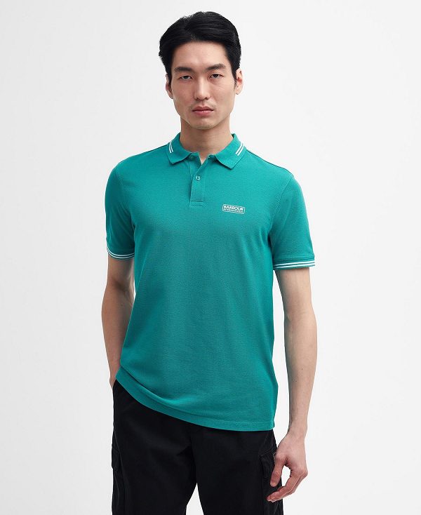 Barbour Essential Polo Shirt Fender Teal | BABO88064