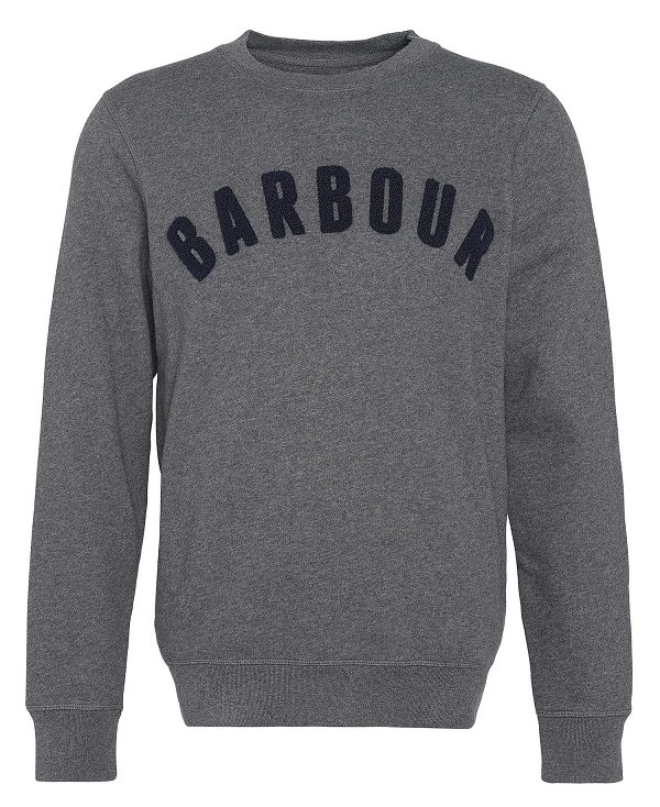 Barbour Essential Prep Logo Sweatshirt Grey | BABO88477