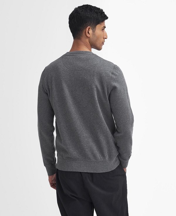 Barbour Essential Prep Logo Sweatshirt Grey | BABO88477