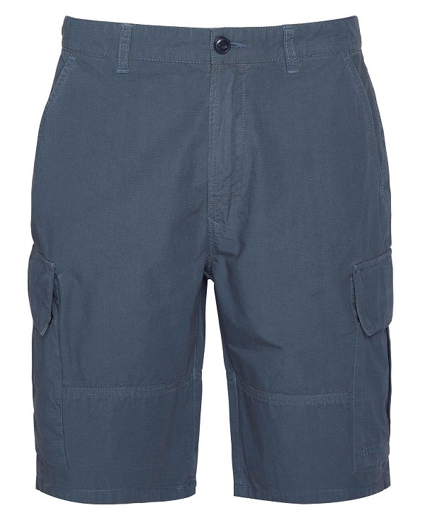 Barbour Essential Ripstop Cargo Shorts Dark Slate | BABO88800