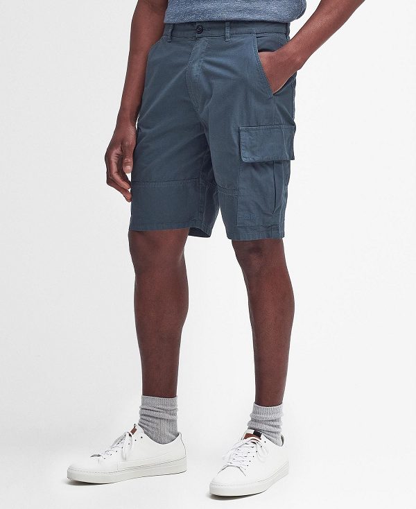 Barbour Essential Ripstop Cargo Shorts Dark Slate | BABO88800