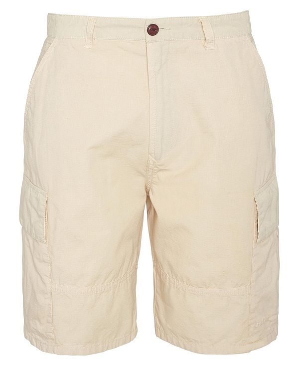 Barbour Essential Ripstop Cargo Shorts Fog | BABO88783