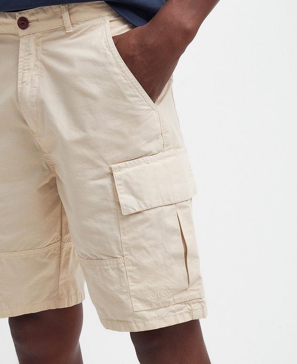 Barbour Essential Ripstop Cargo Shorts Fog | BABO88783